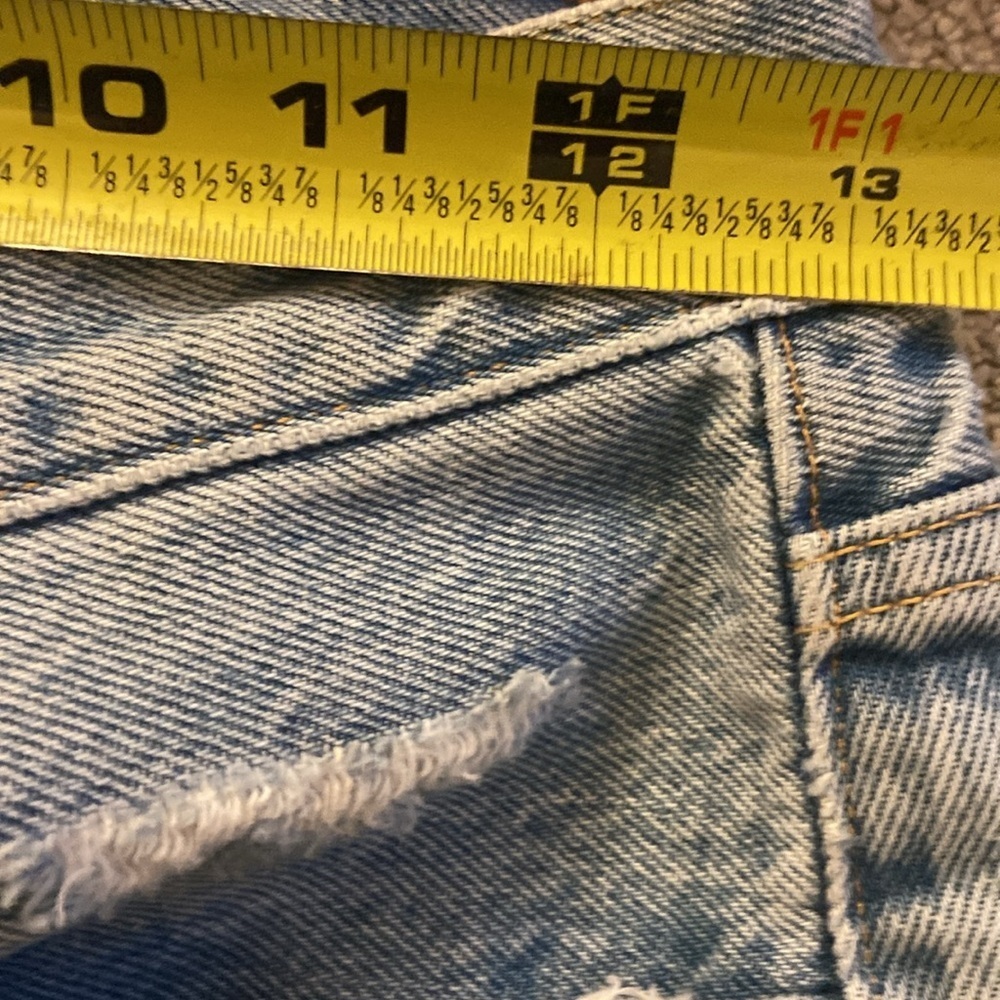 AGOLDE Parker Vintage Cut Off Jeans Swapmeet Sz 25 100% Cotton - Picture 6 of 6